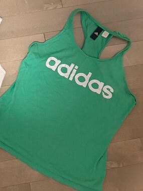 Nike White Twist-Front Athletic Tank Top